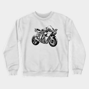 H2R Bike Sketch Art Crewneck Sweatshirt